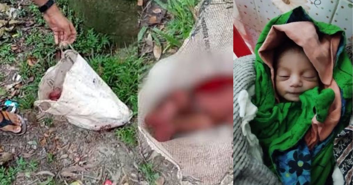 বামনায় মহাসড়কের পাশে ব্যাগে মিলল নবজাতক, এলাকায় চাঞ্চল্য